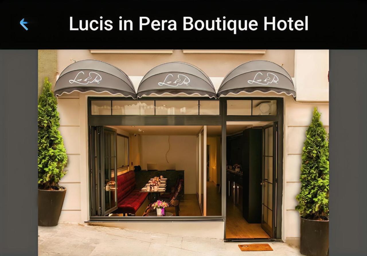 Lucis In Pera Boutique Hotel Istanbulská provincie Exteriér fotografie